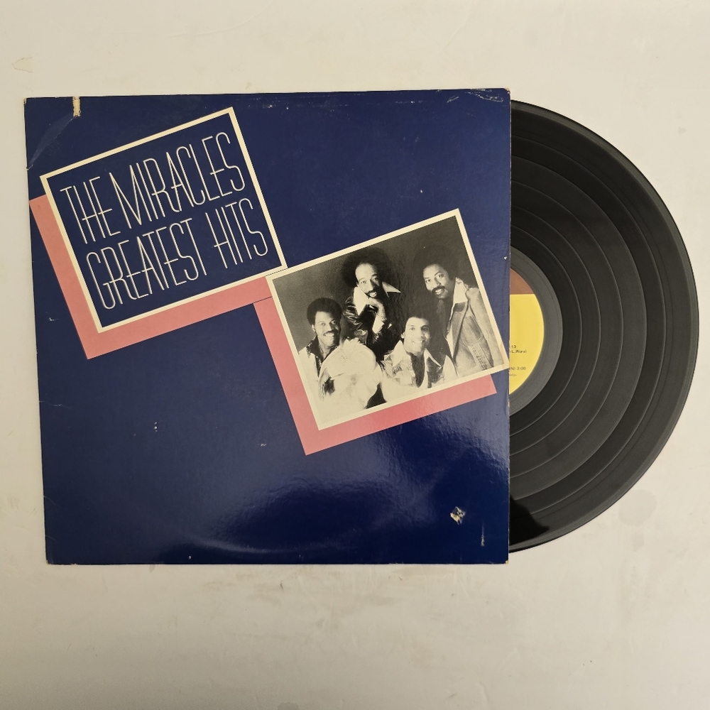 vinyl THE‎ MIRACLES Greatest Hits 1977 Tamla T6-357S1 LP